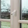 Poingée de fenêtre à clé blanche Abus