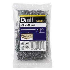 Pointes à placage en acier 1x20 - 125g