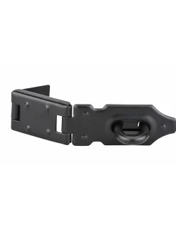 Porte cadenas à recouvrement pour coffre et porte, acier, 100mm, zingué - THIRARD