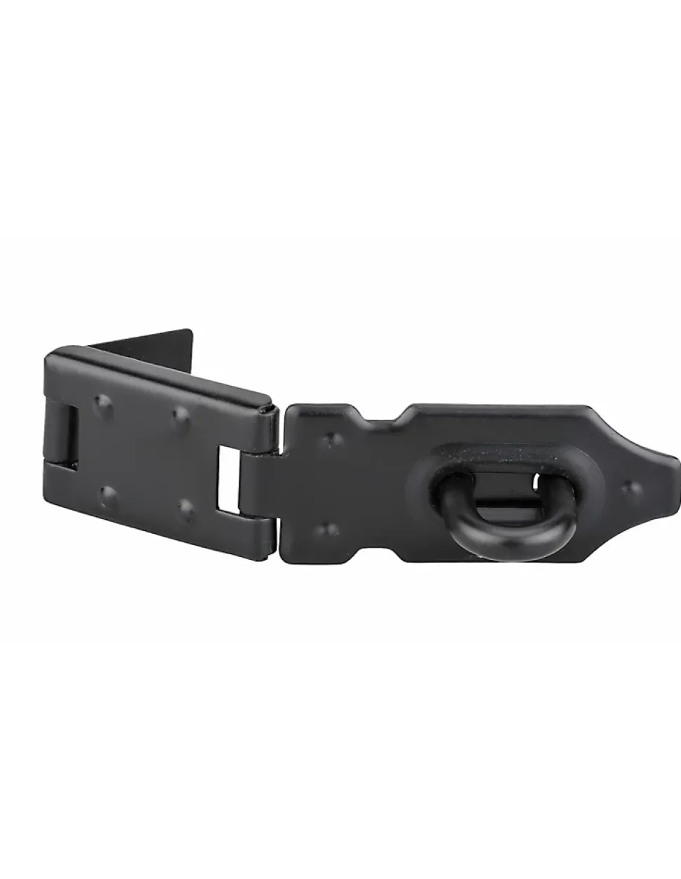 Porte cadenas à recouvrement pour coffre et porte, acier, 100mm, zingué - THIRARD