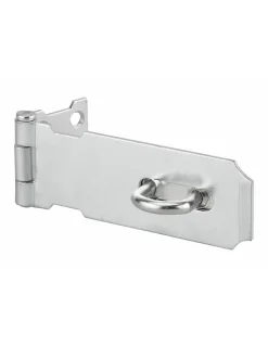Porte cadenas, à recouvrement, acier zingué, 100mm avec vis de pose - THIRARD