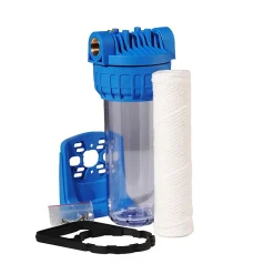 Porte filtre à eau standard 9 pouces 3/4 + cartouche de filtration 20 microns