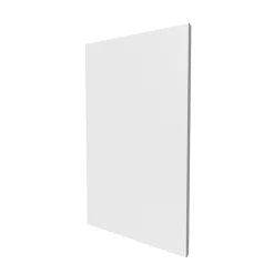 Porte Saillie pour bac d'encastrement BTT3 - 2x13 modules ATOLE - Blanc - H. hors-tout 860 mm