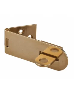 Porte-cadenas à recouvrement, laiton, fermeture de coffres et portes - THIRARD