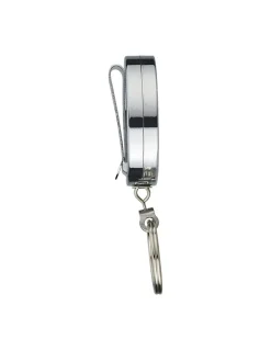 Porte-clé enrouleur à câble rétracteur, 600mm, nickelé - THIRARD