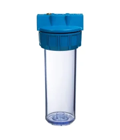 Porte-filtre à eau 9'' 3/4 - 20/27F avec cartouche anti-calcaire, équerre et clé