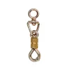 Porte-mousqueton à touret Diall 8.5 cm