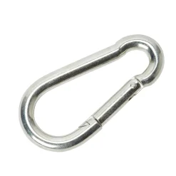 Porte-mousqueton type pompier Diall 8 cm