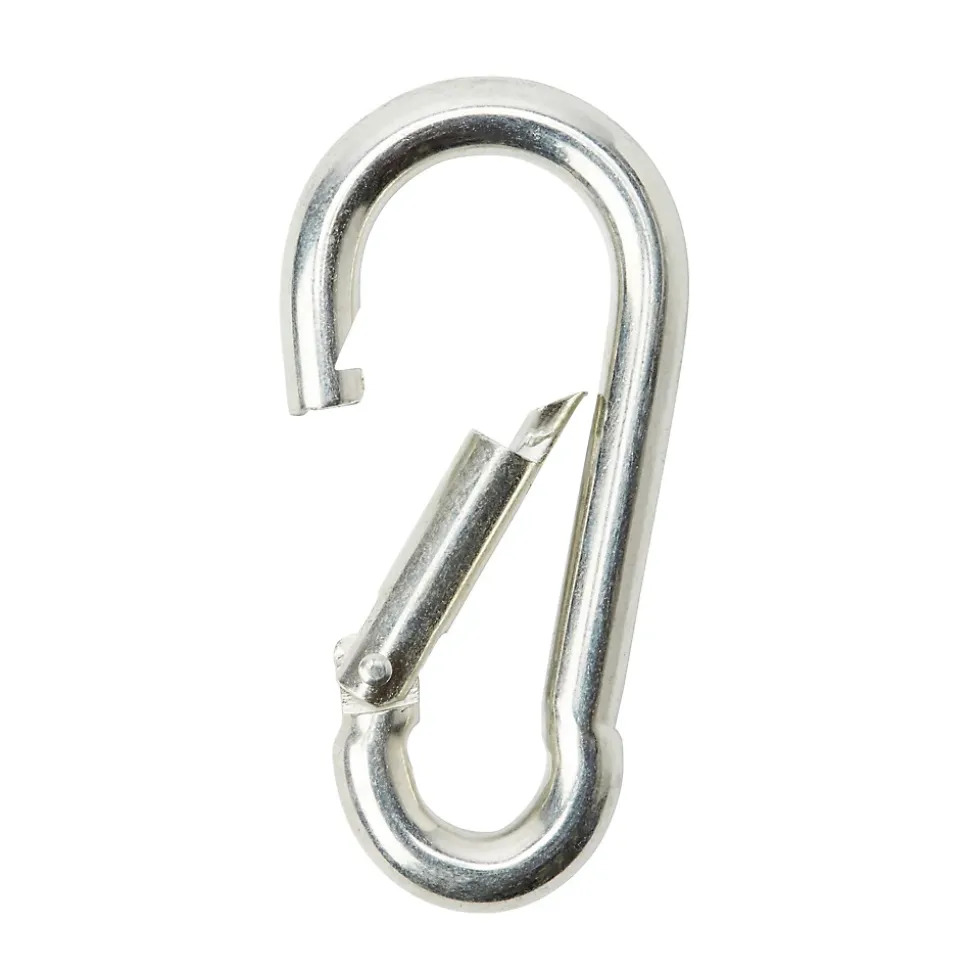 Porte-mousqueton type pompier Diall 8 cm