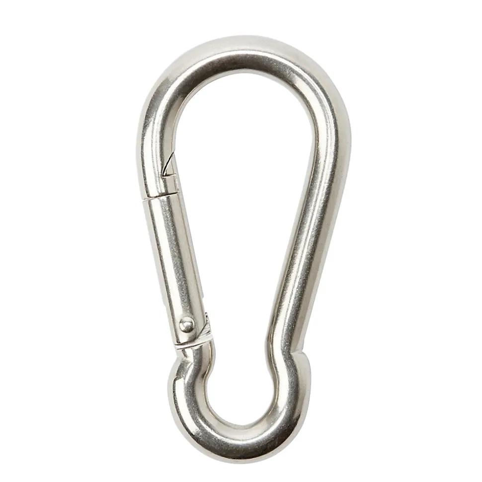 Porte-mousqueton type pompier Diall 10 cm 150 kg