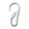 Porte-mousqueton type pompier Diall à vis 6 cm