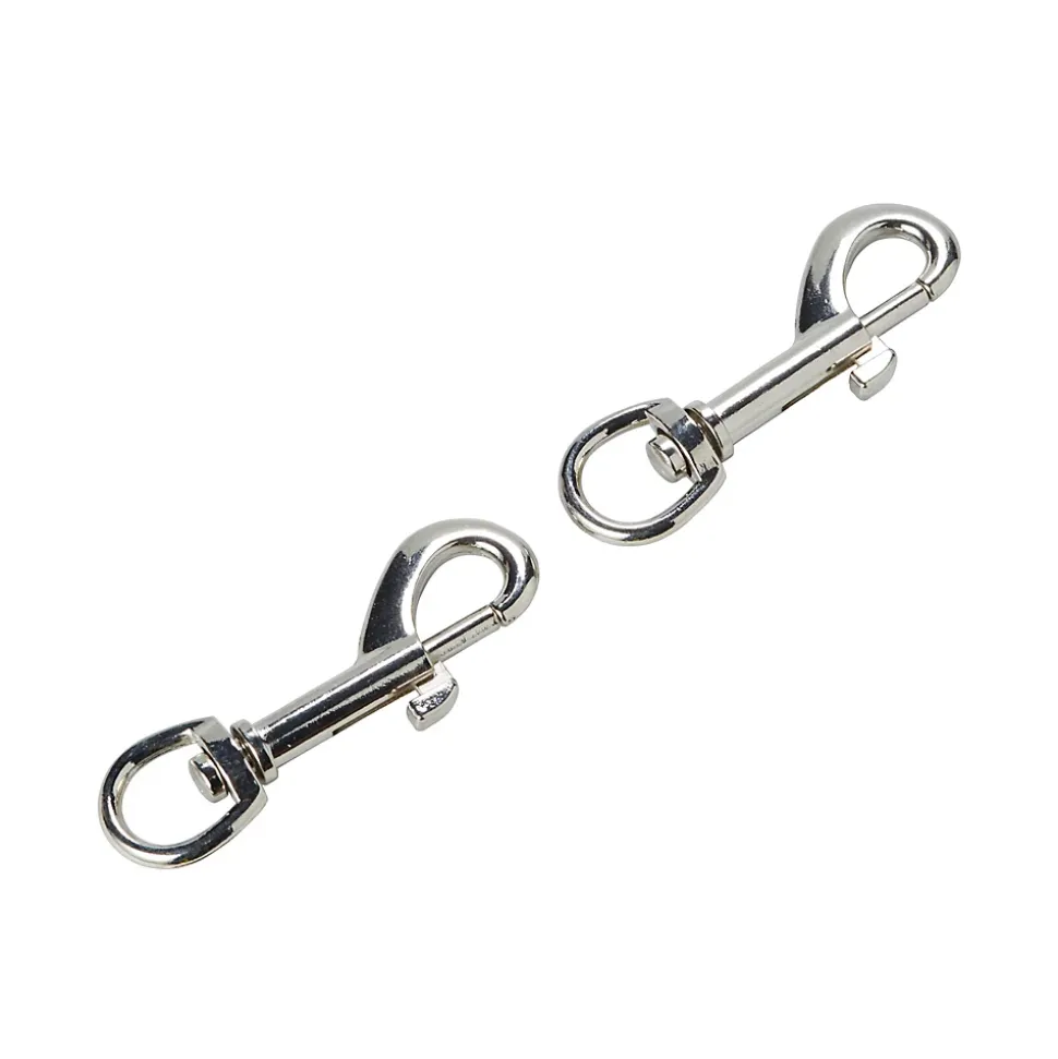 Porte-mousqueton type pompe Diall 7.6 cm