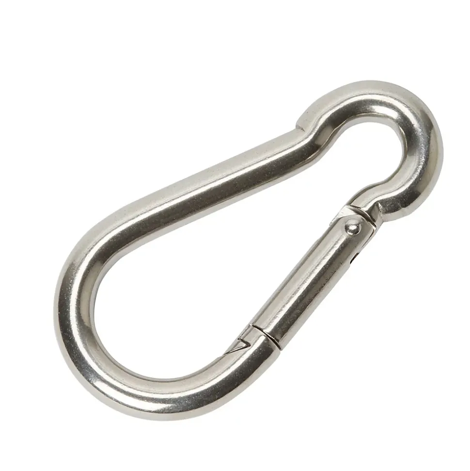 Porte-mousqueton type pompier Diall 10 cm 300 kg