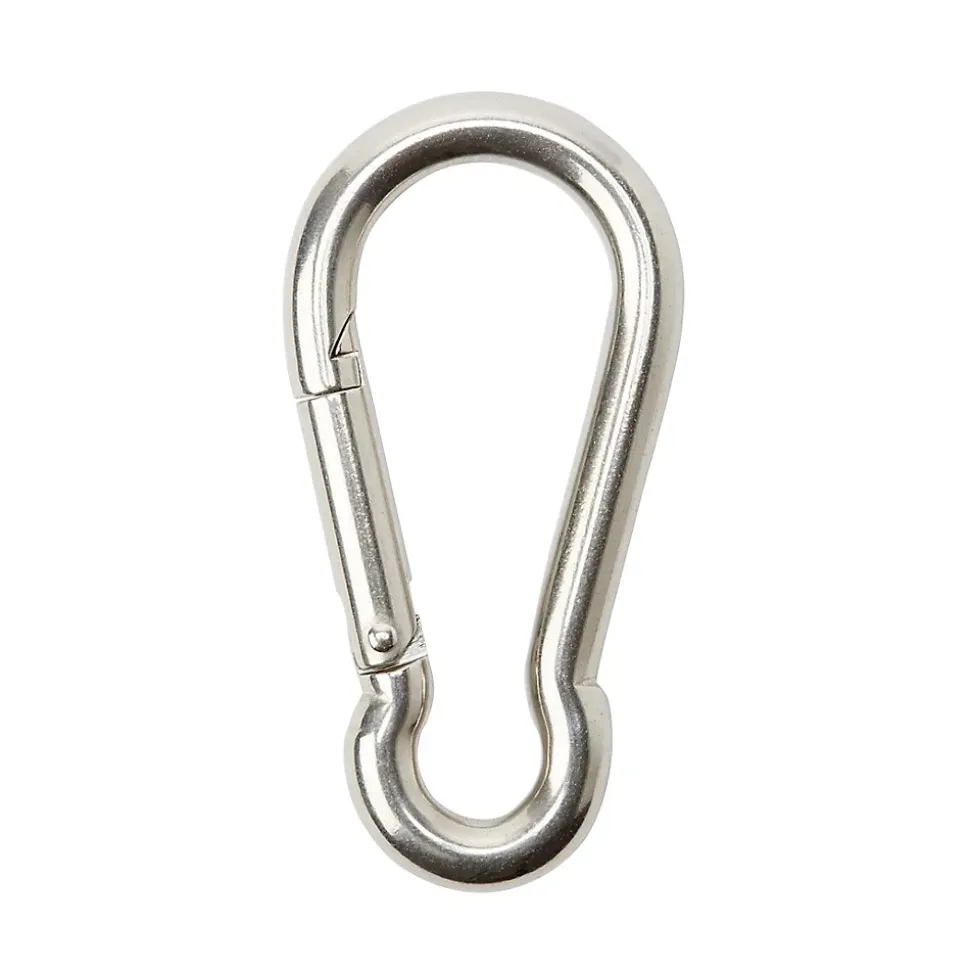 Porte-mousqueton type pompier Diall 10 cm 300 kg