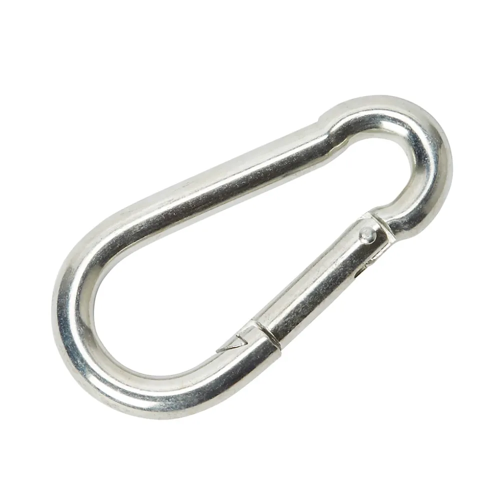 Porte-mousqueton type pompier Diall 6 cm