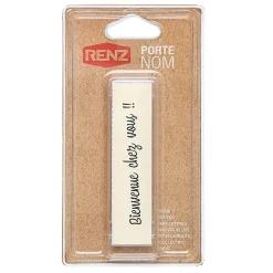 Porte-nom normalisé à encliqueter
