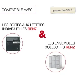 Porte-nom normalisé à encliqueter