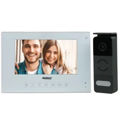 Portier AudioVideo Écran 7 pouces 2 fils SEMAC