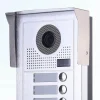 Portier interphone vidéo modern 2 fils - 1 appartement - 1 écran noir - avec lecteur de badge