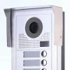 Portier interphone vidéo modern 2 fils - 1 appartement - 1 écran blanc