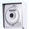 Portier interphone vidéo neo 2 fils - 1 appartement - 1 écran noir - avec lecteur de badge