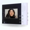 Portier interphone vidéo pino 4 fils - 1 écran noir