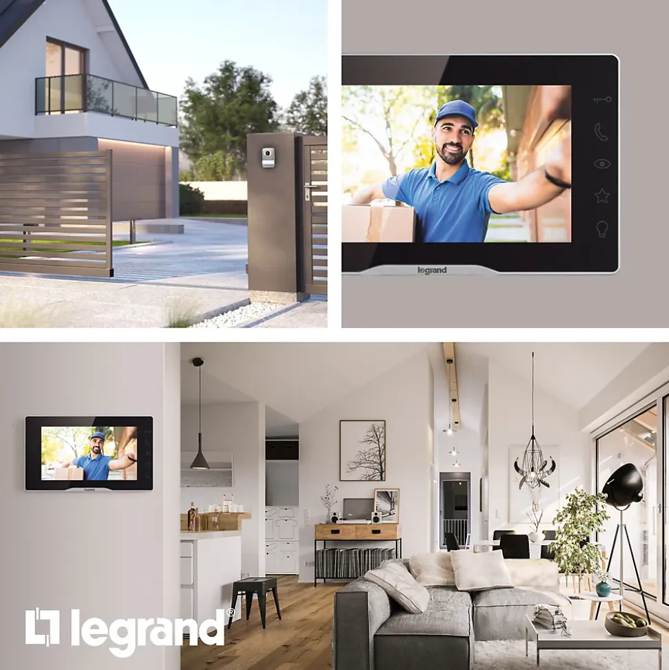Portier visiophone Legrand Easy kit Plus écran 7"