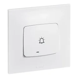 Poussoir lumineux carillon Legrand Neptune