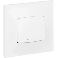 Poussoir lumineux carillon Legrand Neptune