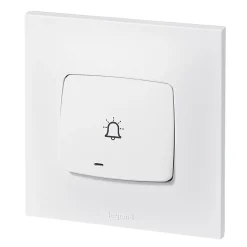 Poussoir lumineux carillon Legrand Neptune