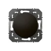 Poussoir simple Legrand Dooxie 0 952 64 noir 6A 250V