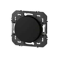 Poussoir simple Legrand Dooxie 0 952 64 noir 6A 250V