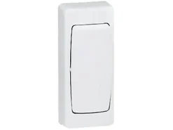 Poussoir étroit ASL Legrand blanc brillant