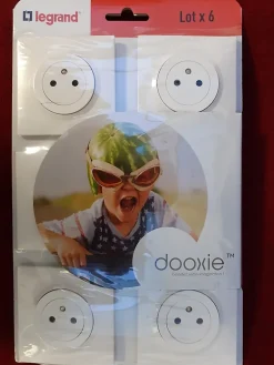 Prise 2 pôles + terre Legrand Dooxie, 6 pièces