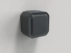 Prise 2 pôles avec terre complet saillie Legrand Plexo anthracite