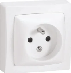 Prise 2 pôles+terre ASL Legrand blanc