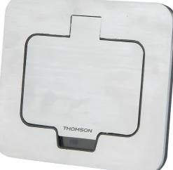 Prise 16A 2 port + terre aluminium IP55 Thomson