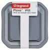 Prise avec clapet Legrand Plexo gris à griffes