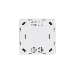 Prise avec terre monobloc en saillie Jacobsen Sigurd blanc complet
