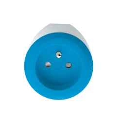 Prise BEWATT + chargeur USB Bleu - Watt and Co