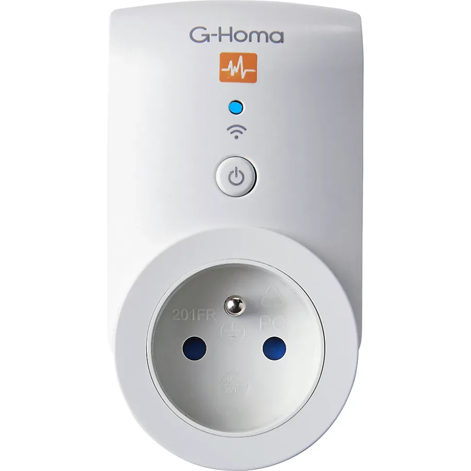 Prise connectée avec contrôle du coût et de la consommation électrique G-Homa