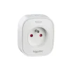 Prise connectée et répéteur Schneider Electric Wiser blanc
