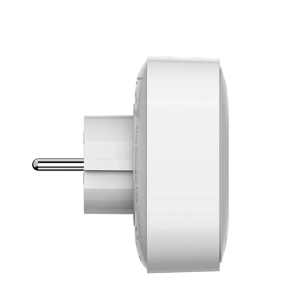 Prise connectée et répéteur Schneider Electric Wiser blanc