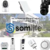 Prise connectée SomLife application tuya smart life contrôle de consommation Compatible avec Alexa/Google Home