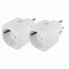 Prise connectée Wifi 16A Konyks (EU type F), lot de 2