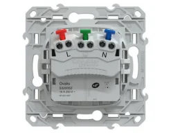 Prise de courant 2 pôles + terre affleurante 16A Schneider Electric Ovalis blanc