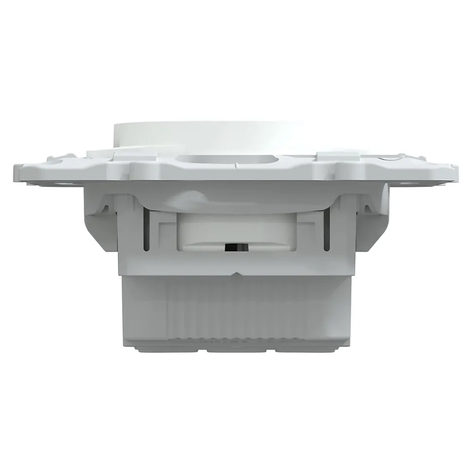Prise de courant 2 pôles + terre affleurante 16A Schneider Electric Ovalis blanc