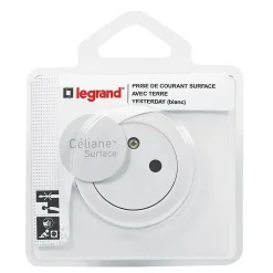 Prise de courant 2 pôle+terre 16 A Legrand Céliane