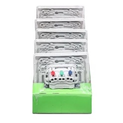 Prise de courant avec terre affleurante complète Schneider Electric Ovalis blanc, lot de 5