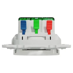 Prise de courant avec terre affleurante + usb C 10.5W Schneider Electric Odace blanc